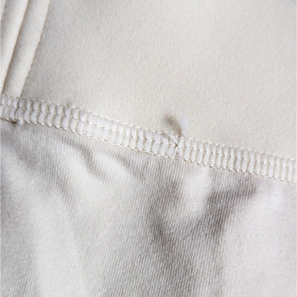 Fear of God Essentials Logo Sport Stretch Cotton Crop Tank in Eggshell Women's M - Picture 10 of 15